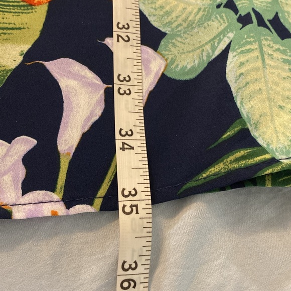 Entro Tropical Print Swim Cover Up Shift Dress Size Large - Picture 5 of 6